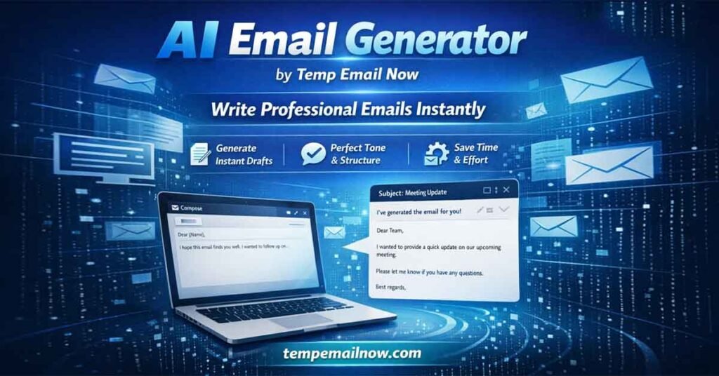 AI Email Generator by Temp Email Now: Write Professional Emails Instantly