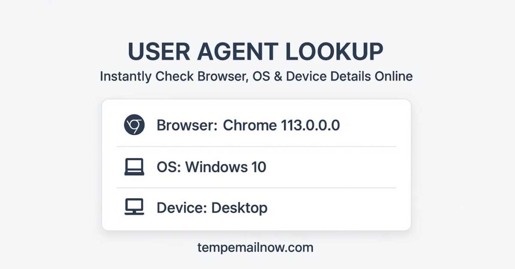 User Agent Lookup: Instantly Check Browser, OS & Device Details Online