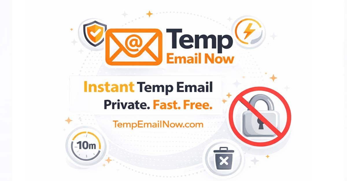 Temp Email Now disposable inbox interface preview